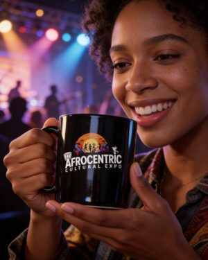 Afrocentric Black Mug
